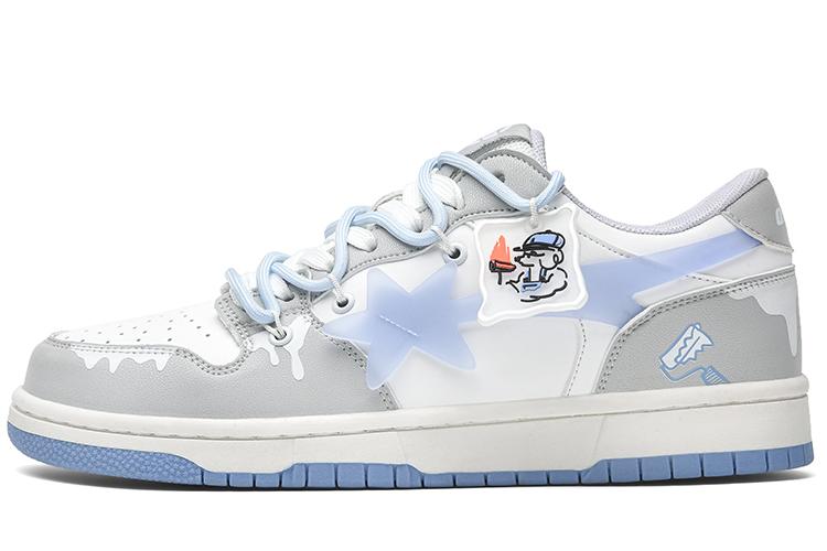 Кроссовки унисекс Q-AND Swag белые/светло-серые, 42 EU