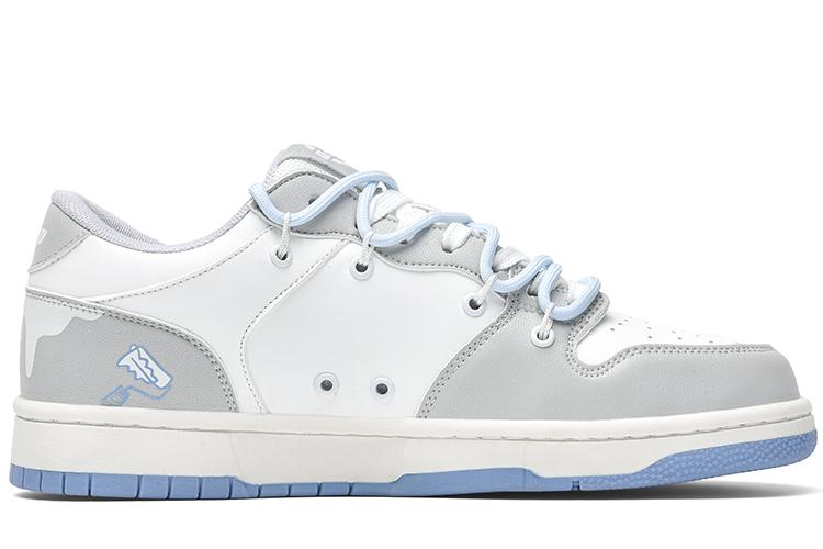 Кроссовки унисекс Q-AND Swag белые/светло-серые, 42 EU