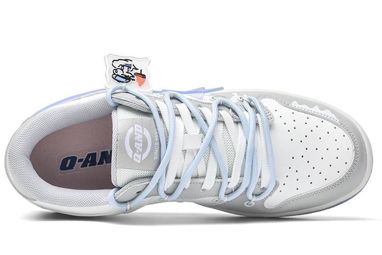 Кроссовки унисекс Q-AND Swag белые/светло-серые, 42 EU