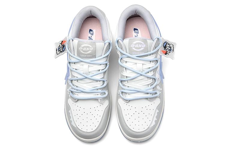 Кроссовки унисекс Q-AND Swag белые/светло-серые, 42 EU