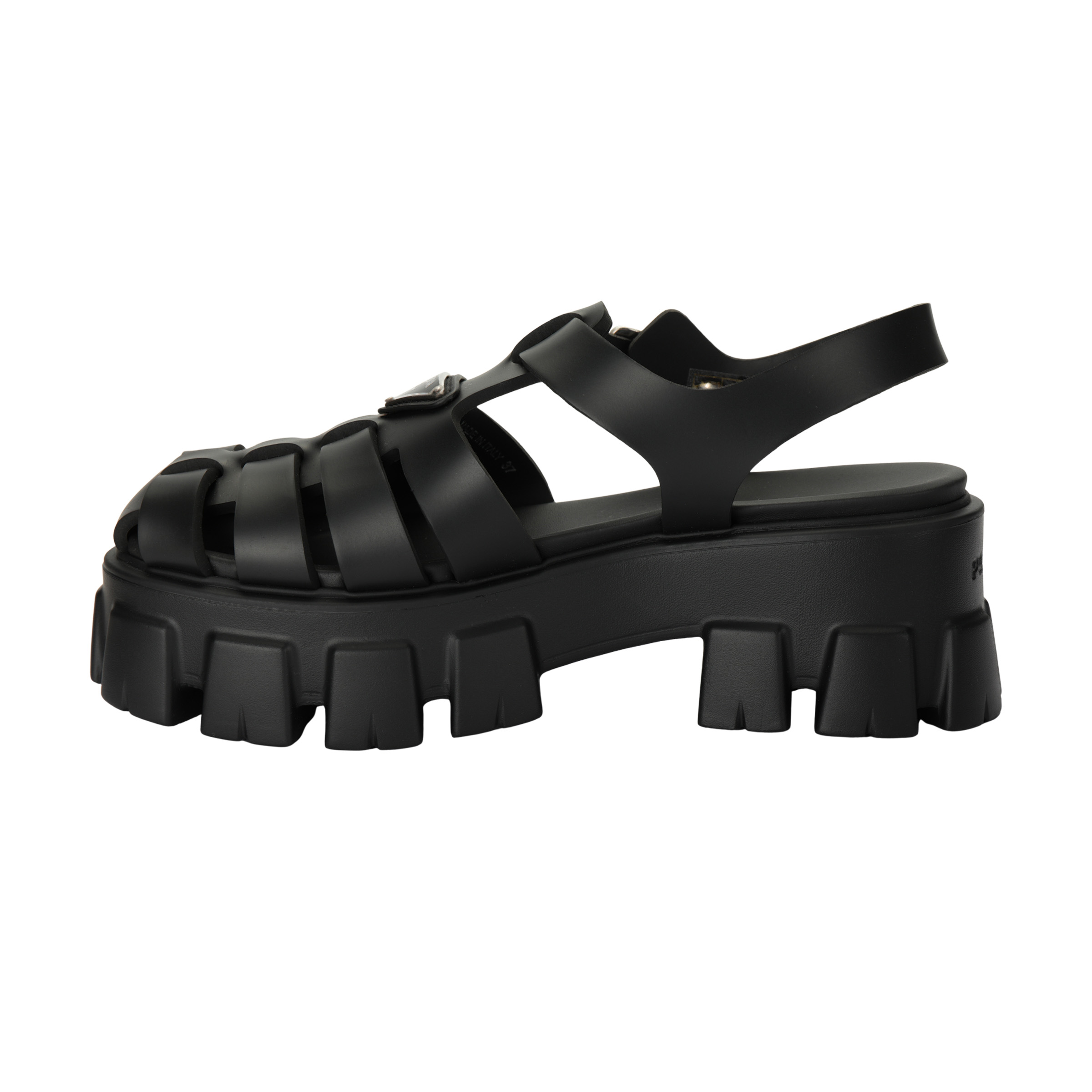 Сандалии женские PRADA Monolith черные