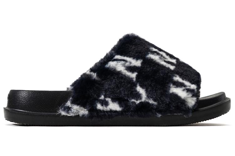 Шлепанцы унисекс MLB 3ALPSWS26-50BKS черные, 38 EU