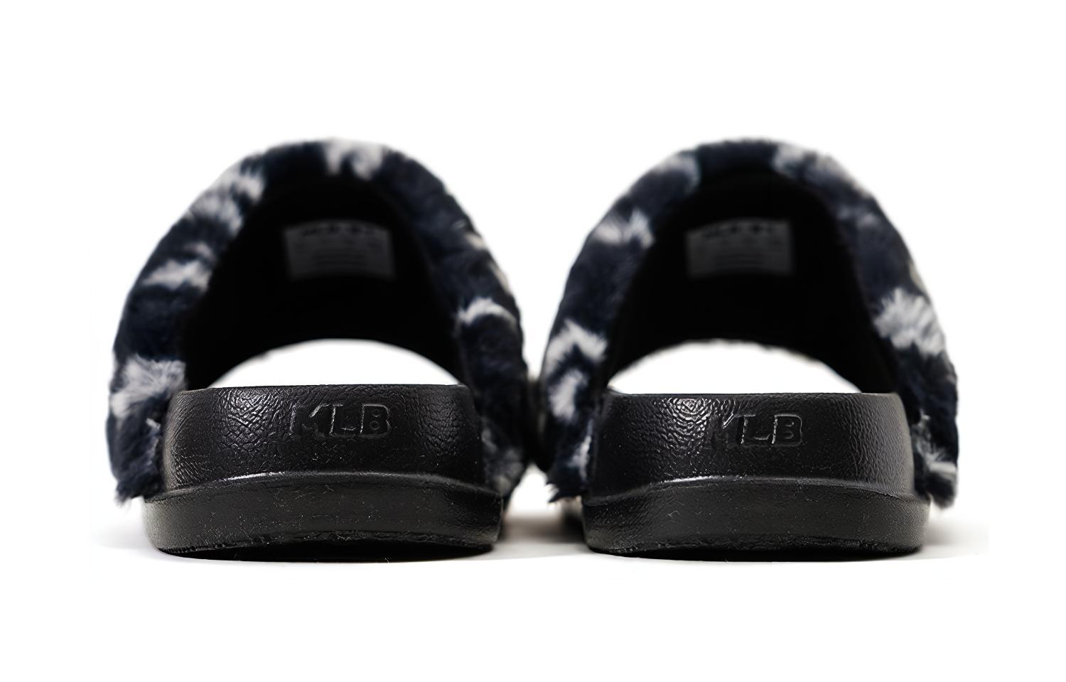 Шлепанцы унисекс MLB 3ALPSWS26-50BKS черные, 38 EU