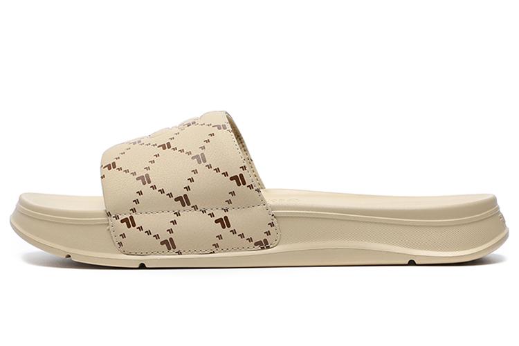Шлепанцы мужские FILA FUSION Como Slippers бежево-коричневые