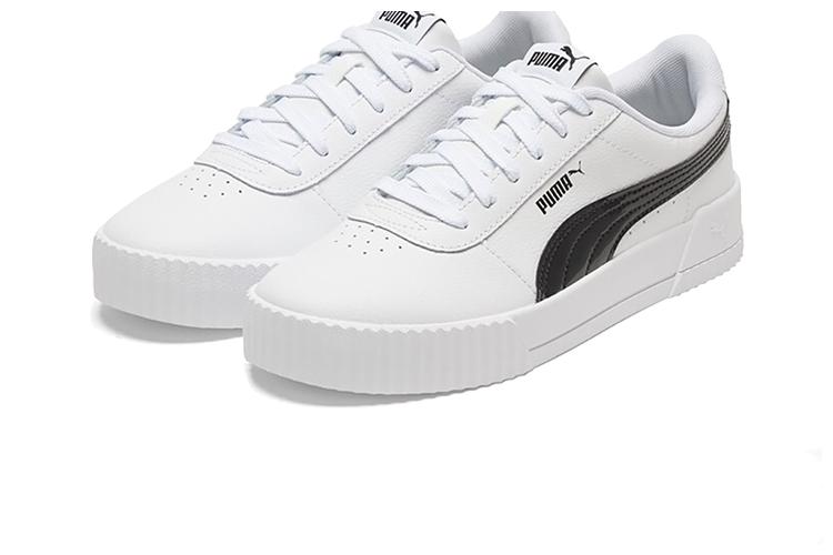 Кеды женские PUMA Carina Pfs белые, черные, 35.5 EU
