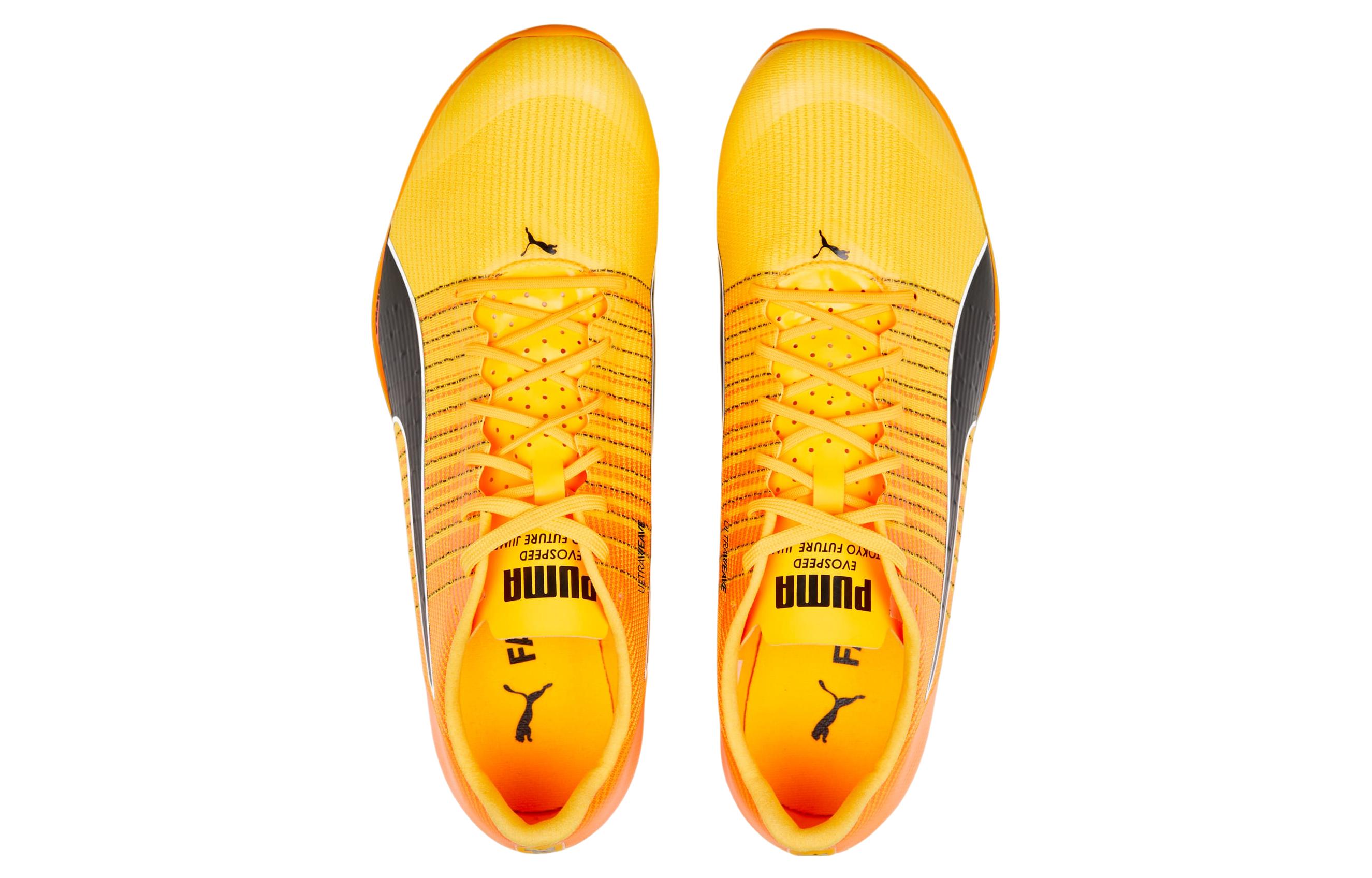 Велотуфли мужские PUMA EvoSPEED оранжево-черные, 40.5 EU