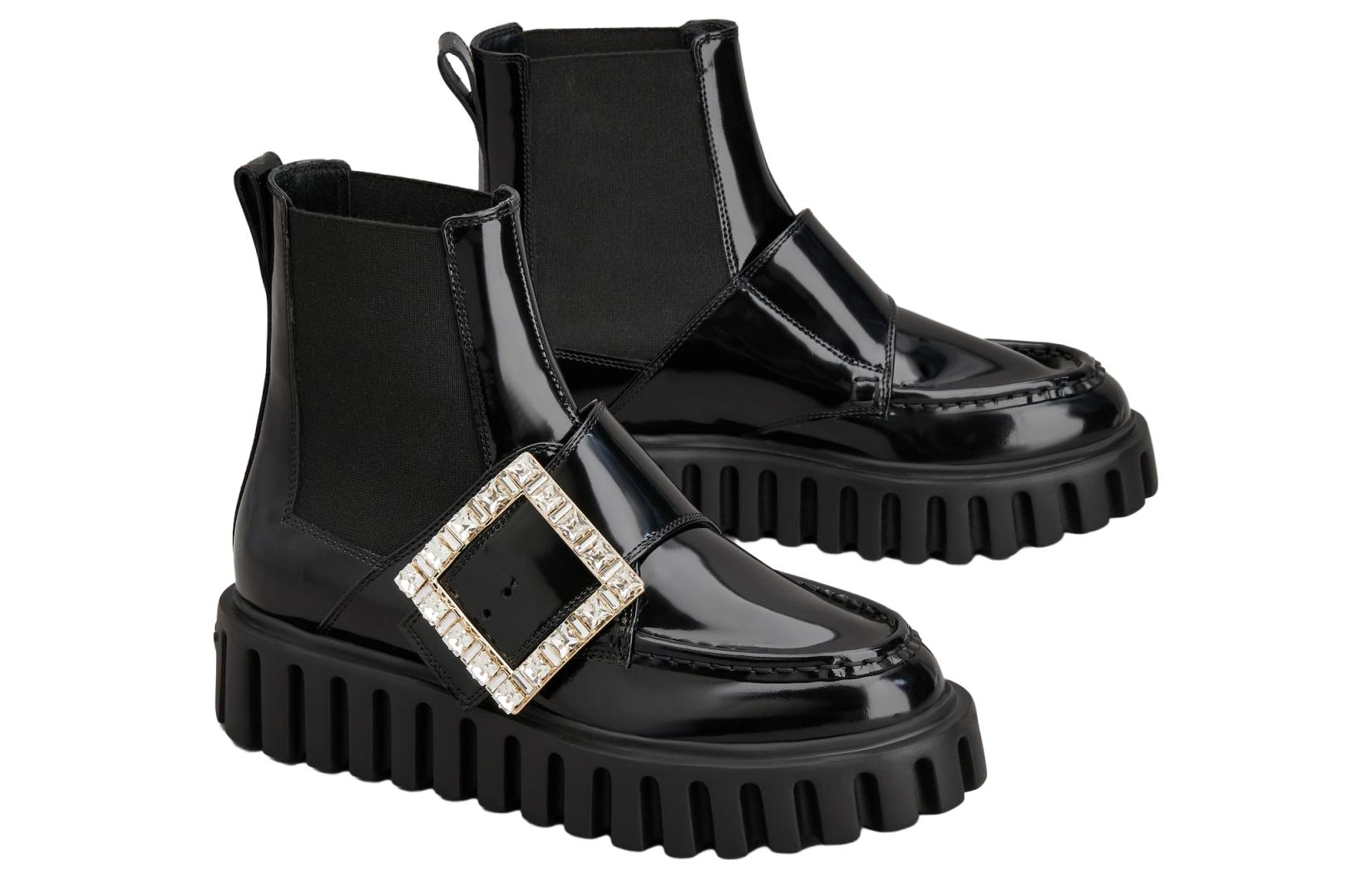 Ботинки женские Roger Vivier RVW64634440MRKB999 черные, 36.5 EU