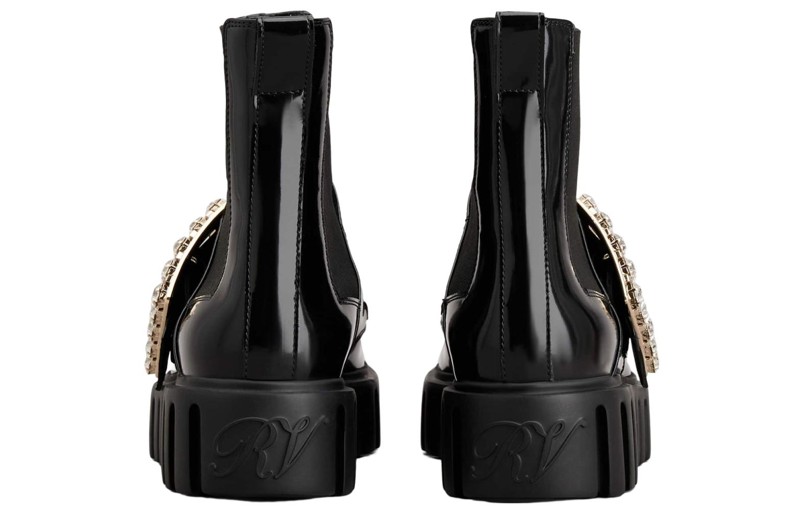 Ботинки женские Roger Vivier RVW64634440MRKB999 черные, 36.5 EU