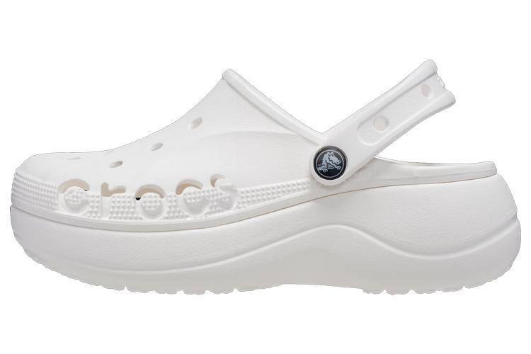 Шлепанцы женские Crocs Classic Baya Platform Slide белые