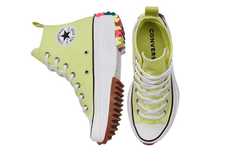 Кеды женские Converse Run Star Hike High light zitron, 38.5 EU