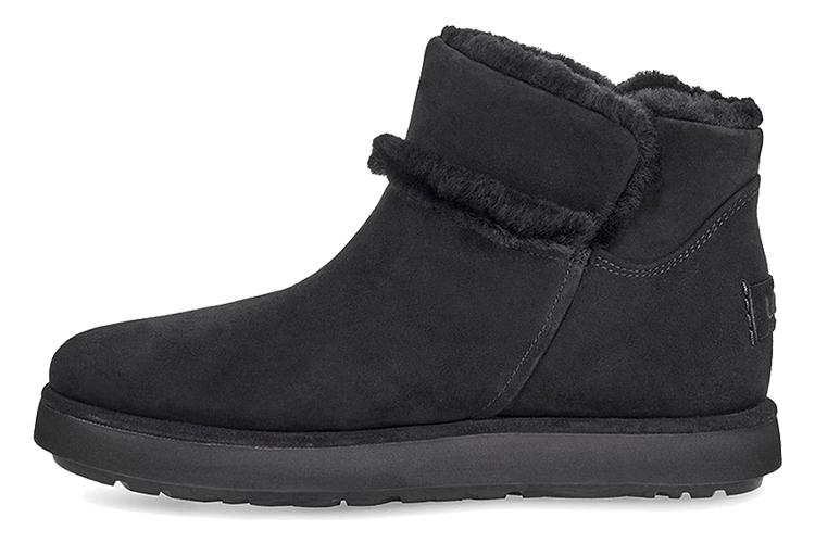 Снежные сапоги женские UGG Classic Mini Spill Seam Blvd черные