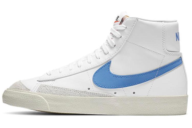 Кеды женские Nike Blazer Mid '77 Vintage Like Mike белые-голубые, 36 EU
