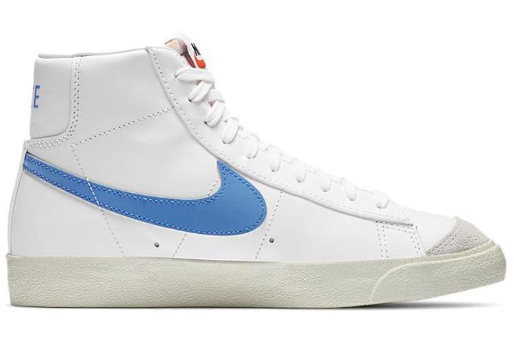 Кеды женские Nike Blazer Mid '77 Vintage Like Mike белые-голубые, 36 EU