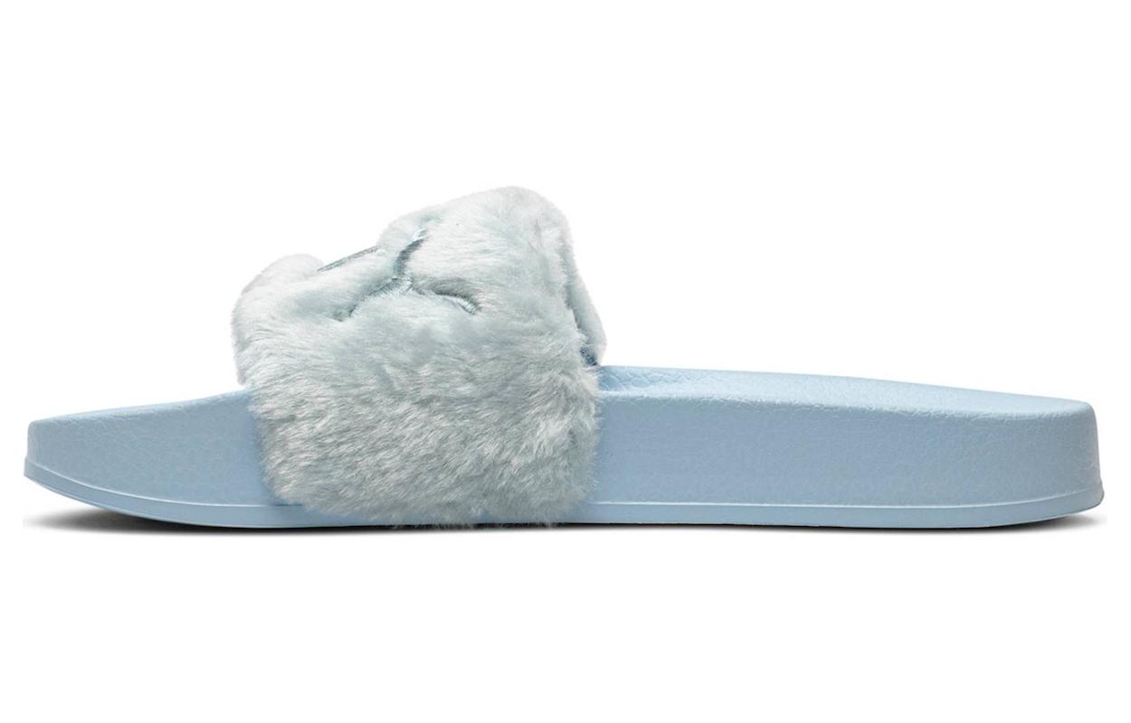 Шлепанцы женские PUMA Fur Slide Rihanna Fenty cool blue