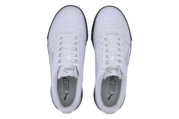 Кеды женские PUMA Carina белые, черные, 38 EU