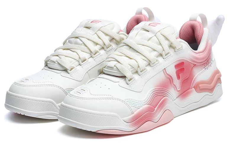 Спортивные кеды женские FILA FUSION Kick Sneakers белые, розовые, 36.5 EU
