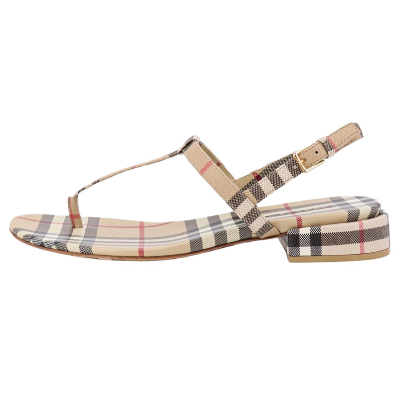 Сандалии женские Burberry 80478051 бежевые