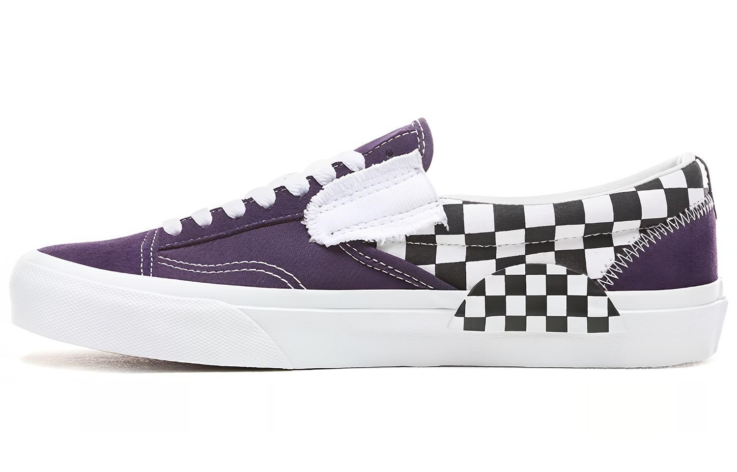 Слипоны унисекс Vans Slip On Cap purple-white