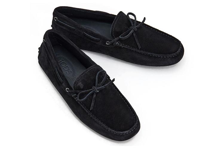 Мокасины мужские TOD'S Gommino черные, 40 EU