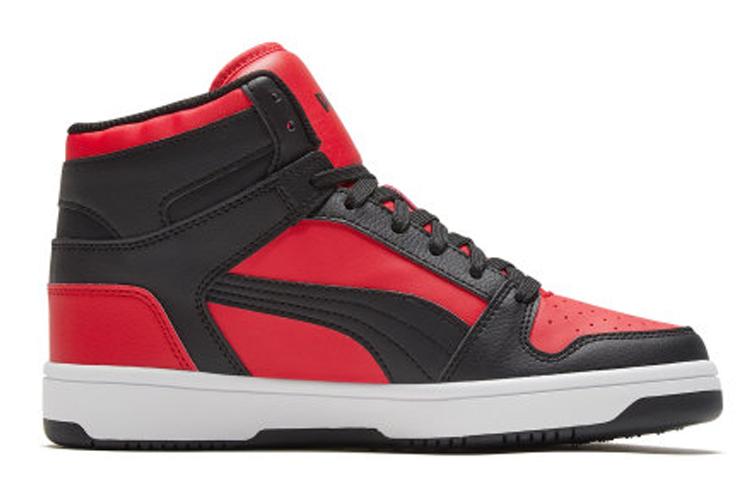 Кроссовки унисекс PUMA Rebound High красно-черные, 42 EU