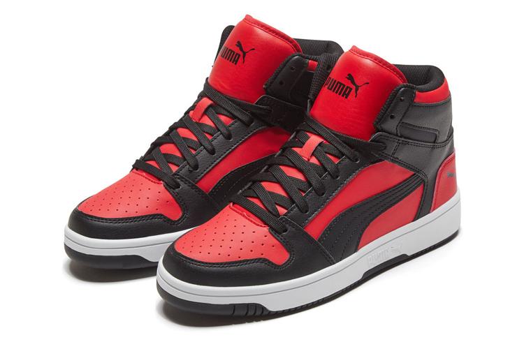 Кроссовки унисекс PUMA Rebound High красно-черные, 42 EU