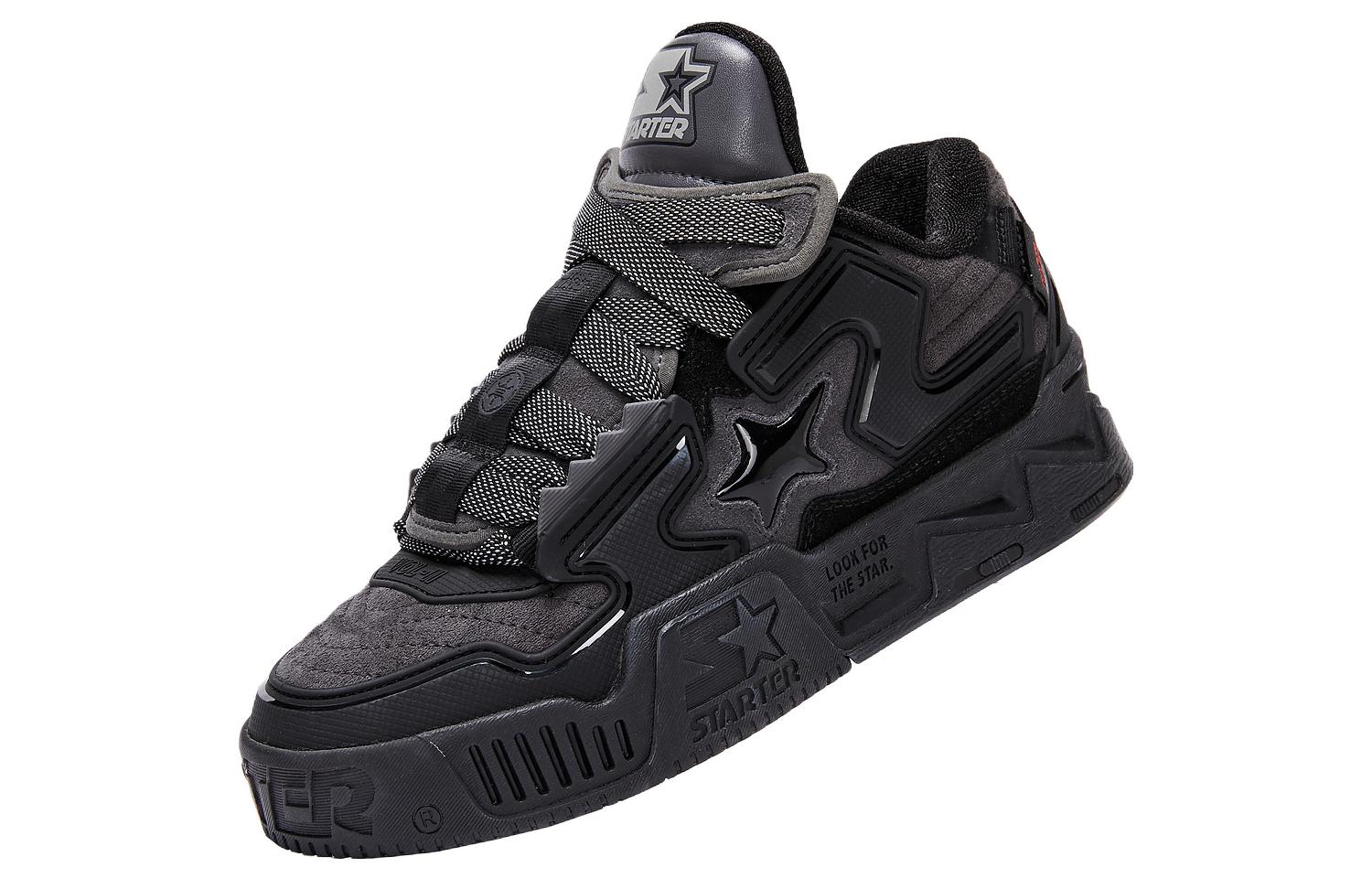 Кеды женские STARTER STH4S6004F-BK01 черные, 36.5 EU