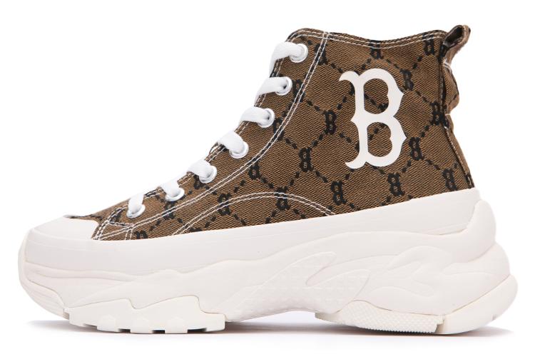 Кроссовки унисекс MLB 3ASHU311N-43BGD хаки