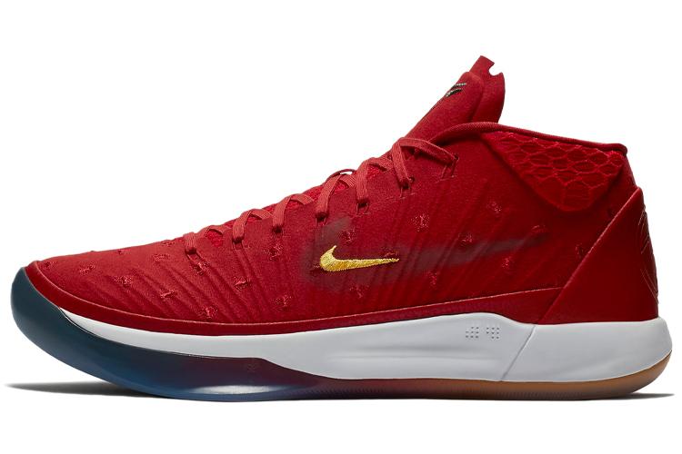 Кроссовки мужские Nike Kobe A.D. 'Mighty I.T.' red-white, 42 EU