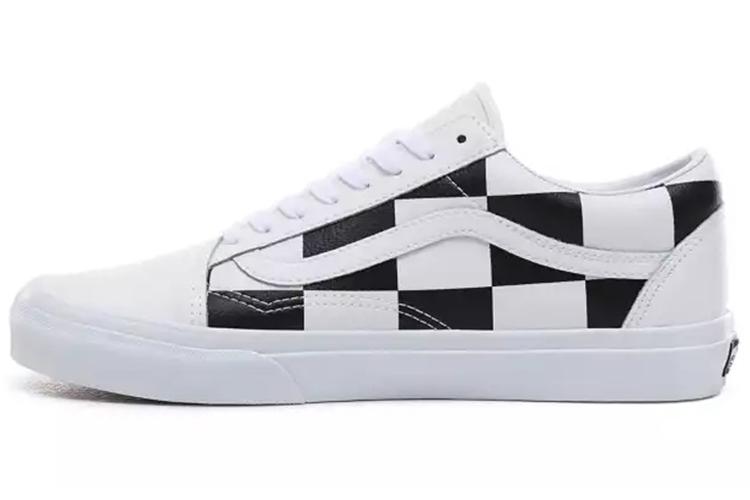 Кеды унисекс Vans Old Skool Leather Check черные