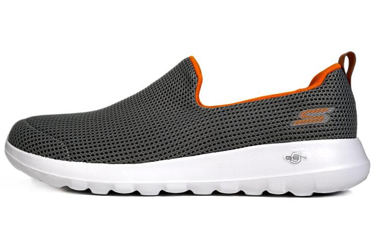 Мокасины мужские Skechers GO WALK Max оранжево-серые, 44.5 EU