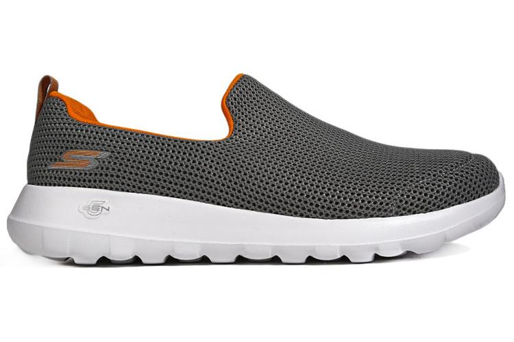 Мокасины мужские Skechers GO WALK Max оранжево-серые, 44 EU