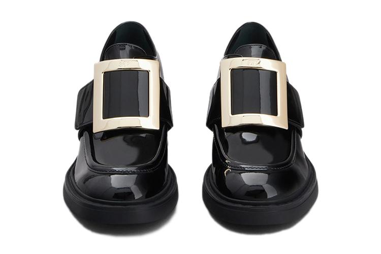 Туфли женские Roger Vivier Viv' Rangers черные, 36.5 EU