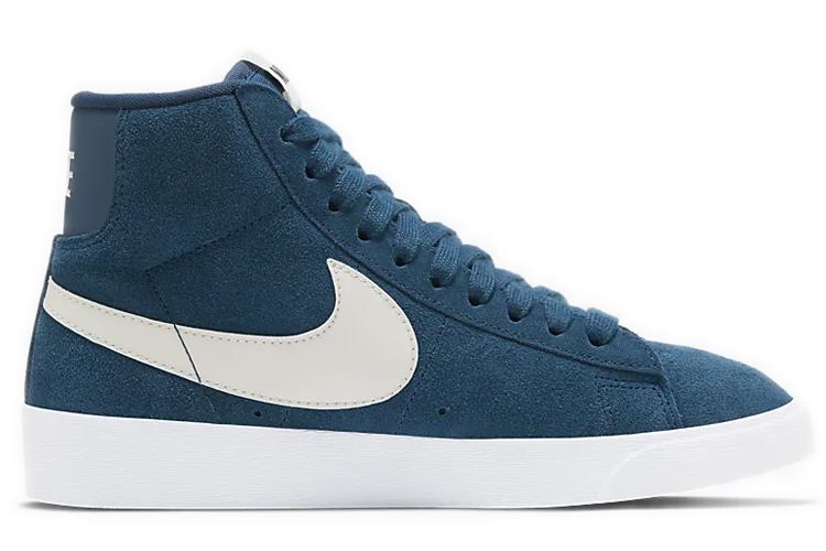 Кеды женские Nike Blazer Mid Vintage Suede голубые, 36.5 EU