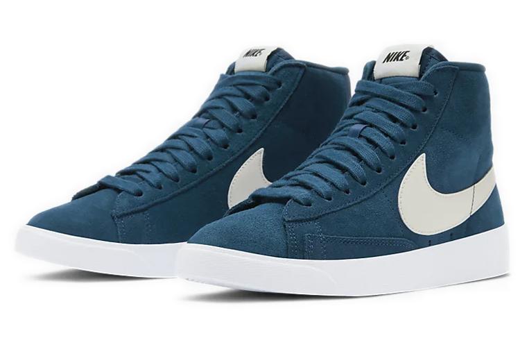Кеды женские Nike Blazer Mid Vintage Suede голубые, 36.5 EU