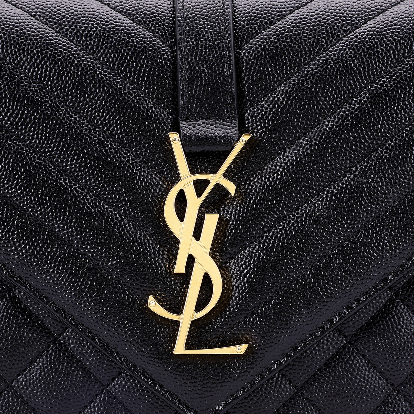 Сумка женская SAINT LAURENT Envelope Medium черная
