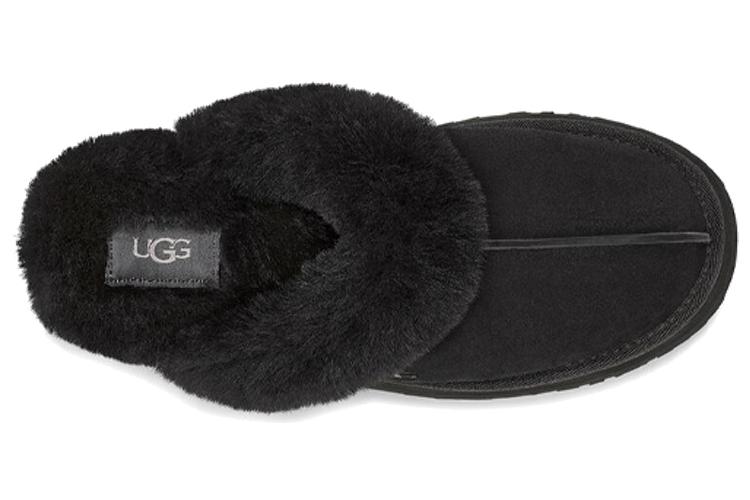Тапочки женские UGG Disquette Slipper черные, 37 EU