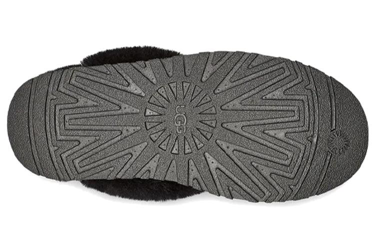 Тапочки женские UGG Disquette Slipper черные, 37 EU
