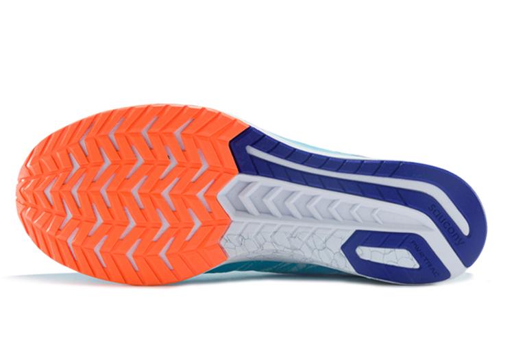 Кроссовки мужские Saucony Fastwitch 9 Future, синие-оранжевые, 40 EU