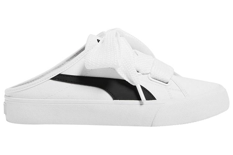 Кеды женские PUMA Bari Mule Ribbon белые, черные, 37 EU