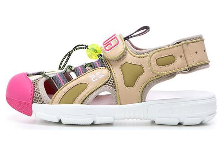 Сандалии женские GUCCI Tinsel Sport Sandals crystal beige, 37 EU