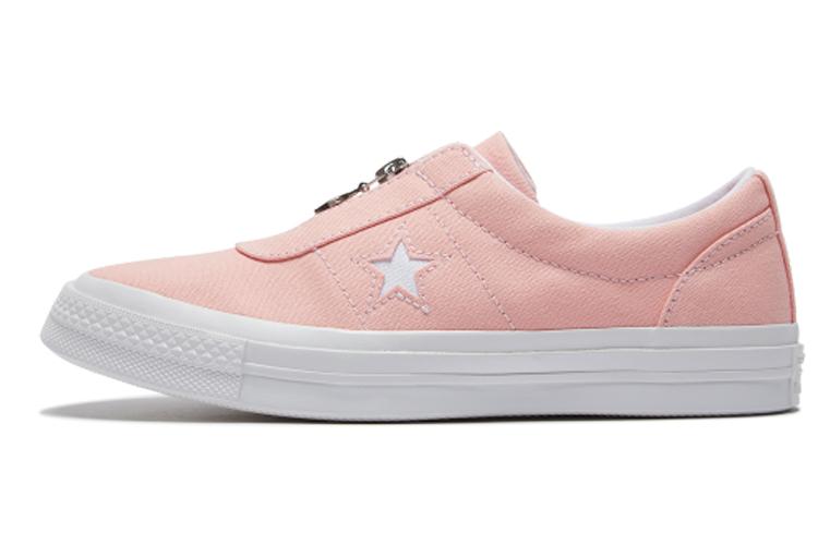 Слипоны женские Converse One Star Zipper, pink blue