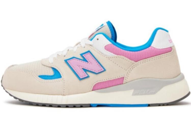 Кроссовки женские New Balance 570 D бежевые/розовые/синие, 39.5 EU