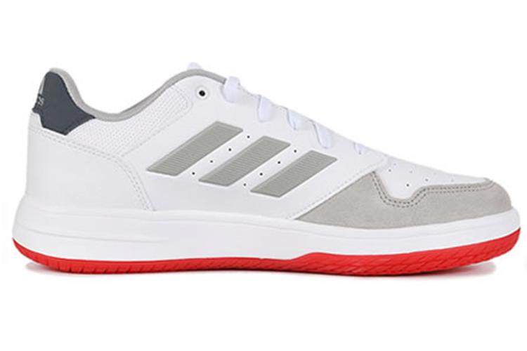 Баскетбольные кроссовки мужские Adidas Gametalker белые, серые, красные, 44 EU