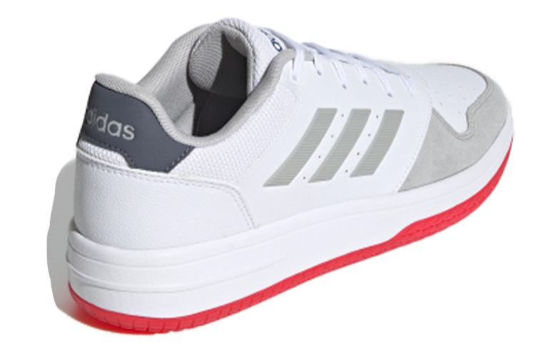 Баскетбольные кроссовки мужские Adidas Gametalker белые, серые, красные, 44 EU