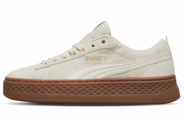 Кеды женские PUMA Smash Platform Sd бежево-коричневые