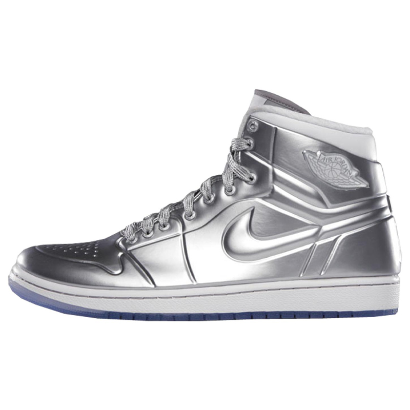 Кроссовки мужские Air Jordan 1 Anodized silver, 42.5 EU