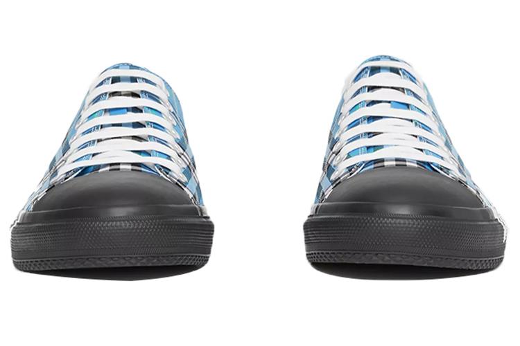 Кеды мужские Burberry 80394991 лазурно-голубые, 43 EU