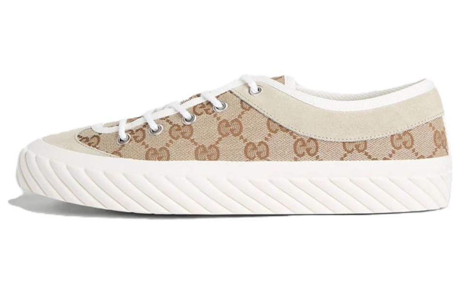Кеды мужские GUCCI GG Monogram бежевые
