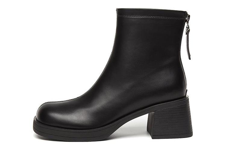 Ботильоны женские DAPHNE черно-бежевые, 36 EU