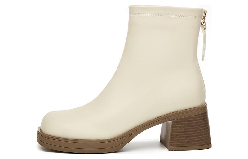 Ботильоны женские DAPHNE черно-бежевые, 36 EU